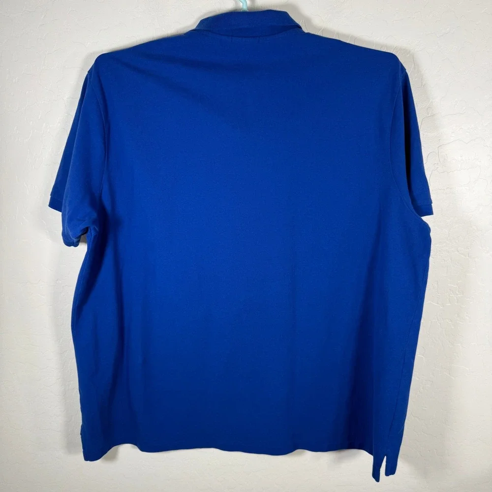 Polo Ralph Lauren Polo Shirt Mens 4XB Blue Short Sleeve Big & Tall Classic Fit